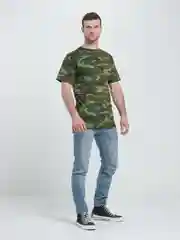 Приглушённый хаки футболка мужская