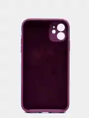 Пурпурный чехол Silicone Case для iPhone 13 /11/12/12 ProMax с защитой камеры с бархатной подкладкой