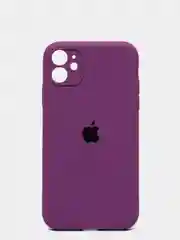 Пурпурный чехол Silicone Case для iPhone 13 /11/12/12 ProMax с защитой камеры с бархатной подкладкой