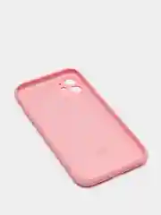 Розовый чехол Silicone Case для iPhone 13 /11/12/12 ProMax с защитой камеры с бархатной подкладкой