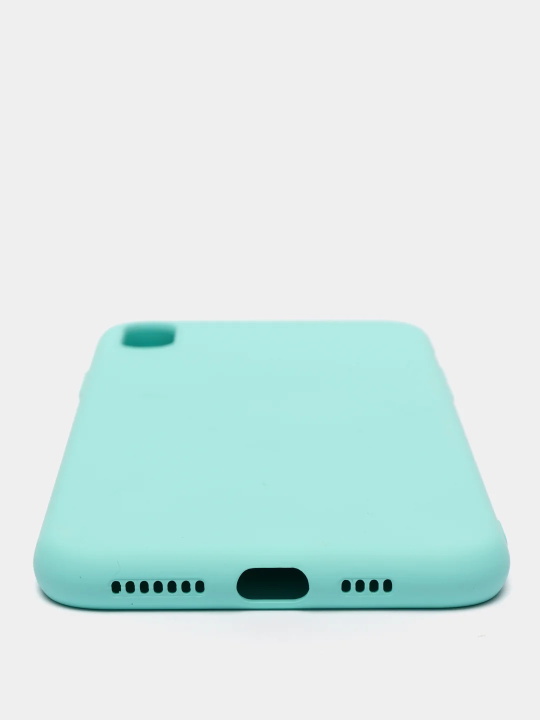 Синий чехол для Apple iPhone XS Max силиконовый