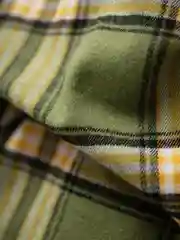Женская рубашка с длинным рукавом зелёная в клетку  Zarka