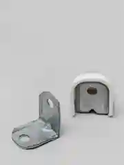 Уголок крепёжный, с пластиковой крышкой, 20 х 20, 10 штук
