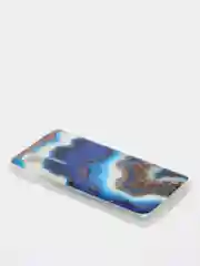 Золотой чехол Samsung Galaxy A01 Core, Самсунг Галакси А01 Кор силиконовый с мраморным рисунком