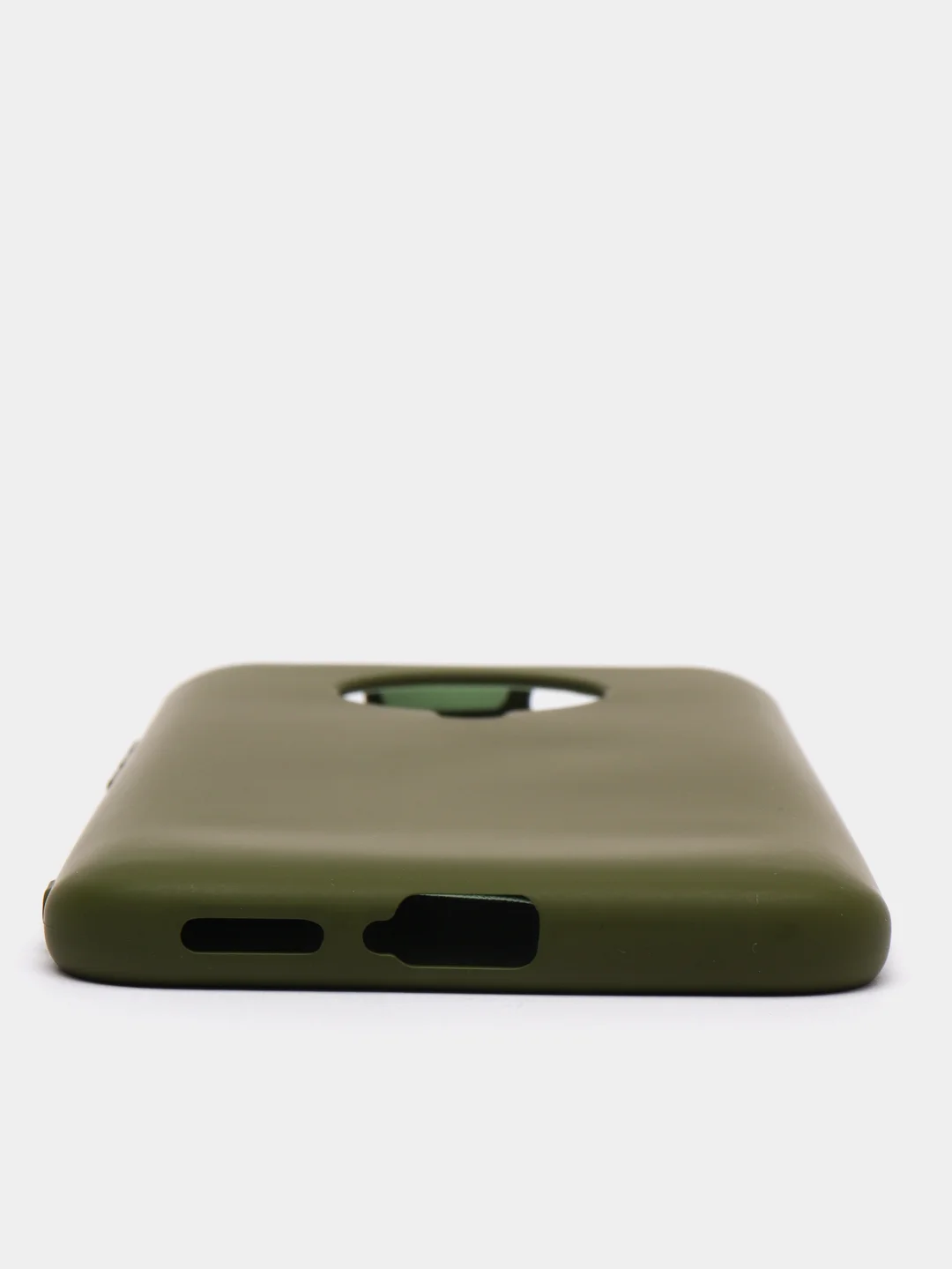 Лесной зеленый чехол Xiaomi Redmi K30 Pro / Poco F2 Pro с закрытым низом и бархатом внутри Silicone Cover