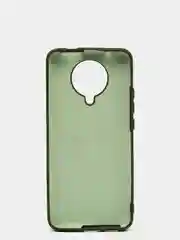 Лесной зеленый чехол Xiaomi Redmi K30 Pro / Poco F2 Pro с закрытым низом и бархатом внутри Silicone Cover