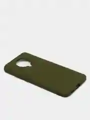 Лесной зеленый чехол Xiaomi Redmi K30 Pro / Poco F2 Pro с закрытым низом и бархатом внутри Silicone Cover