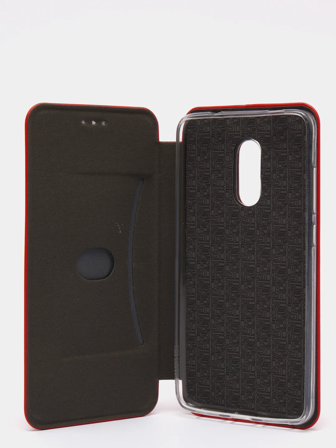 Красный чехол-книжка для Xiaomi Redmi Note 4X
