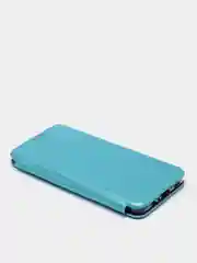 Голубой чехол-книжка Samsung Galaxy A12 / M12 (Самсунг галакси А12 / М12)