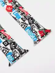 Вишнёвый ремешок силиконовый с рисунком для Apple Watch
