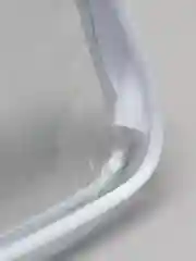 Белый прозрачный пенал