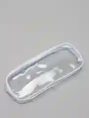 Белый прозрачный пенал