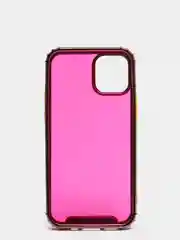 Вишнёвый чехол Apple iPhone 12/ 12 Pro, Pro Max, mini полупрозрачный с оттенком и глянцевой рамкой