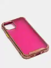 Вишнёвый чехол Apple iPhone 12/ 12 Pro, Pro Max, mini полупрозрачный с оттенком и глянцевой рамкой