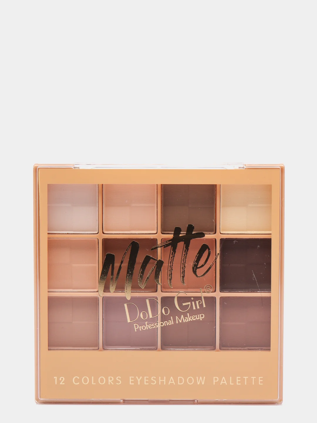 Серебряный тени Matte DoDo Girl 12 цветов матовые/Додо палетка теней для век матовые Matte Stay