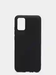 Накладка силиконовая матовая для Samsung Galaxy A02s (цвет=черный)