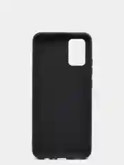 Накладка силиконовая матовая для Samsung Galaxy A02s (цвет=черный)