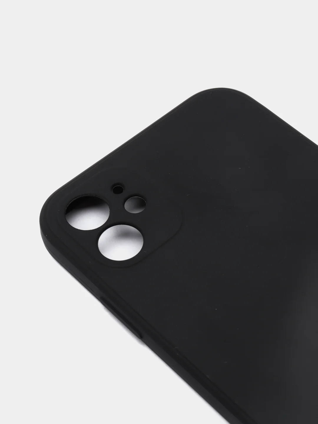 Черный чехол силиконовый для iPhone 7, 8 SE 2020, 11, 12, 13, Pro, Max, mini, защита камеры