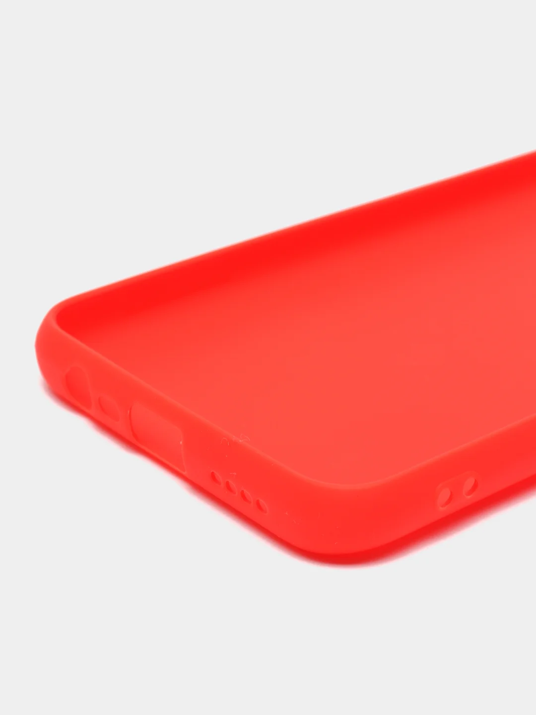 Красный чехол матовый на Realme Narzo 30 5g, V13, Realme 8 (5G), Narzo 50A, Narzo 50i