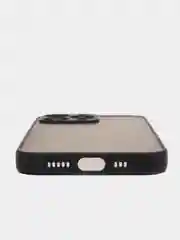 Черный чехол для iPhone 11, 13, 13 Pro, 13 Pro Max, 13 mini, 12, XR