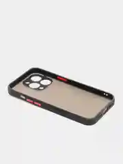 Черный чехол для iPhone 11, 13, 13 Pro, 13 Pro Max, 13 mini, 12, XR