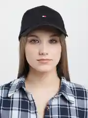 Черный бейсболка хлопковая цветная