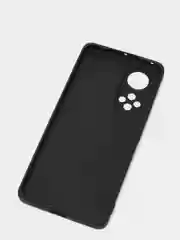 Угольный чехол Honor 50, Huawei Nova 9, Хонор 50, Хуавей Нова 9 черный силиконовый матовый