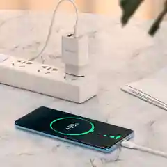 Сетевое зарядное устройство Borofone BA53A 2xUSB с кабелем (1m, Micro-USB/Type-C/iPhone)