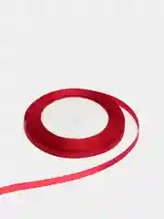 Бордовый лента атласная 6 мм