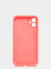 Кораллово-розовый чехол Silicone Case для iPhone 13 /11/12/12 ProMax с защитой камеры с бархатной подкладкой