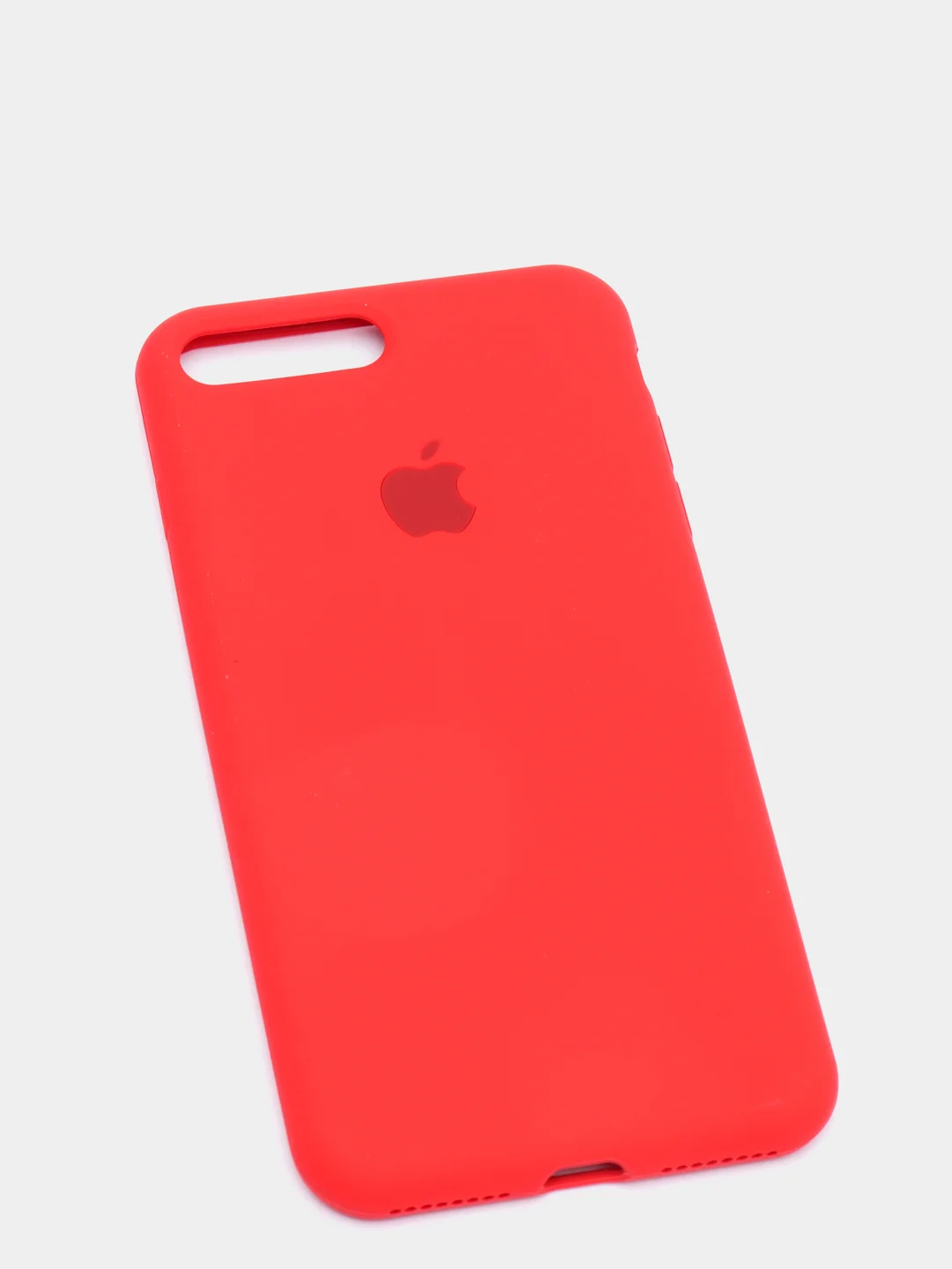 Красный чехол для iPhone SE 2020, 7, 8, 7 Plus, 8 плюс силиконовый