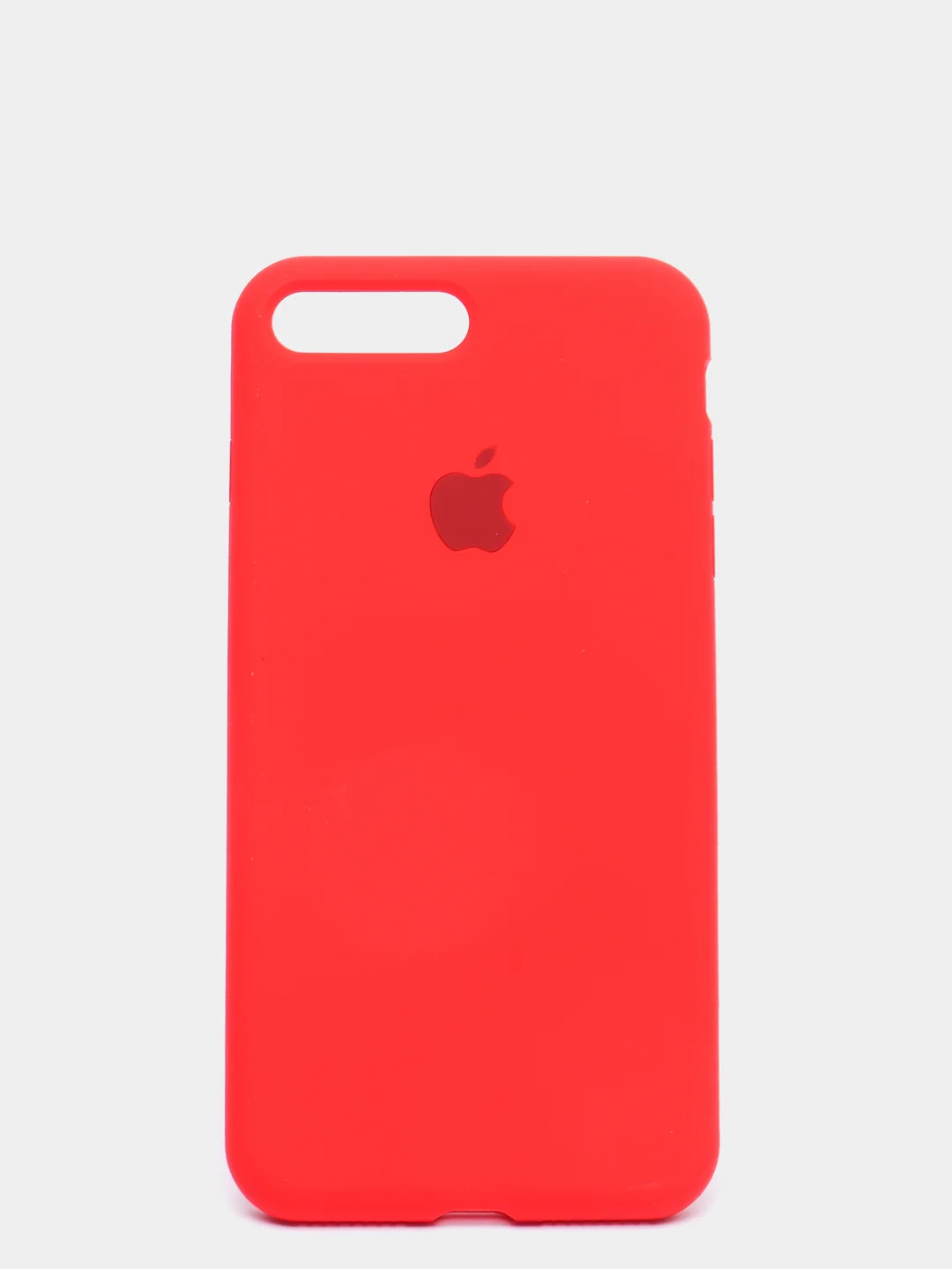 Красный чехол для iPhone SE 2020, 7, 8, 7 Plus, 8 плюс силиконовый