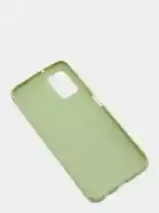 Приглушённый хаки чехол Samsung Galaxy A03S силиконовый, матовый