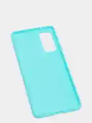 Бирюзовый чехол на Samsung Galaxy S20 FE / Самсунг Галакси С20 ФЕ, Fan Edition, силиконовый, цветной