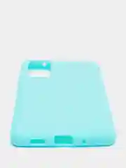 Бирюзовый чехол на Samsung Galaxy S20 FE / Самсунг Галакси С20 ФЕ, Fan Edition, силиконовый, цветной