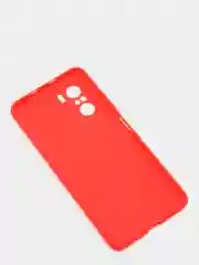 Красный чехол для Xiaomi Poco F3 / Xiaomi Redmi K40 Pro силиконовый матовый