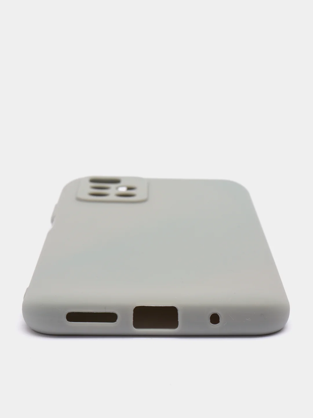 Серый чехол для Xiaomi Redmi 10 силиконовый