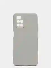 Серый чехол для Xiaomi Redmi 10 силиконовый
