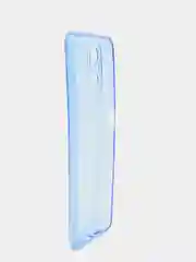 Бирюзовый чехол прозрачный для Xiaomi Redmi Note 10 / Note 10S, Poco M5s плотный неоновый с оттенком