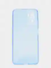 Бирюзовый чехол прозрачный для Xiaomi Redmi Note 10 / Note 10S, Poco M5s плотный неоновый с оттенком