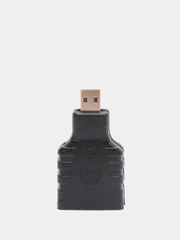 Переходник адаптер штекер micro HDMI на гнездо HDMI