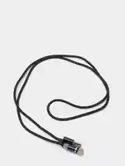 Черный магнитный кабель для зарядки Type-C, Lightning (Apple), Micro USB