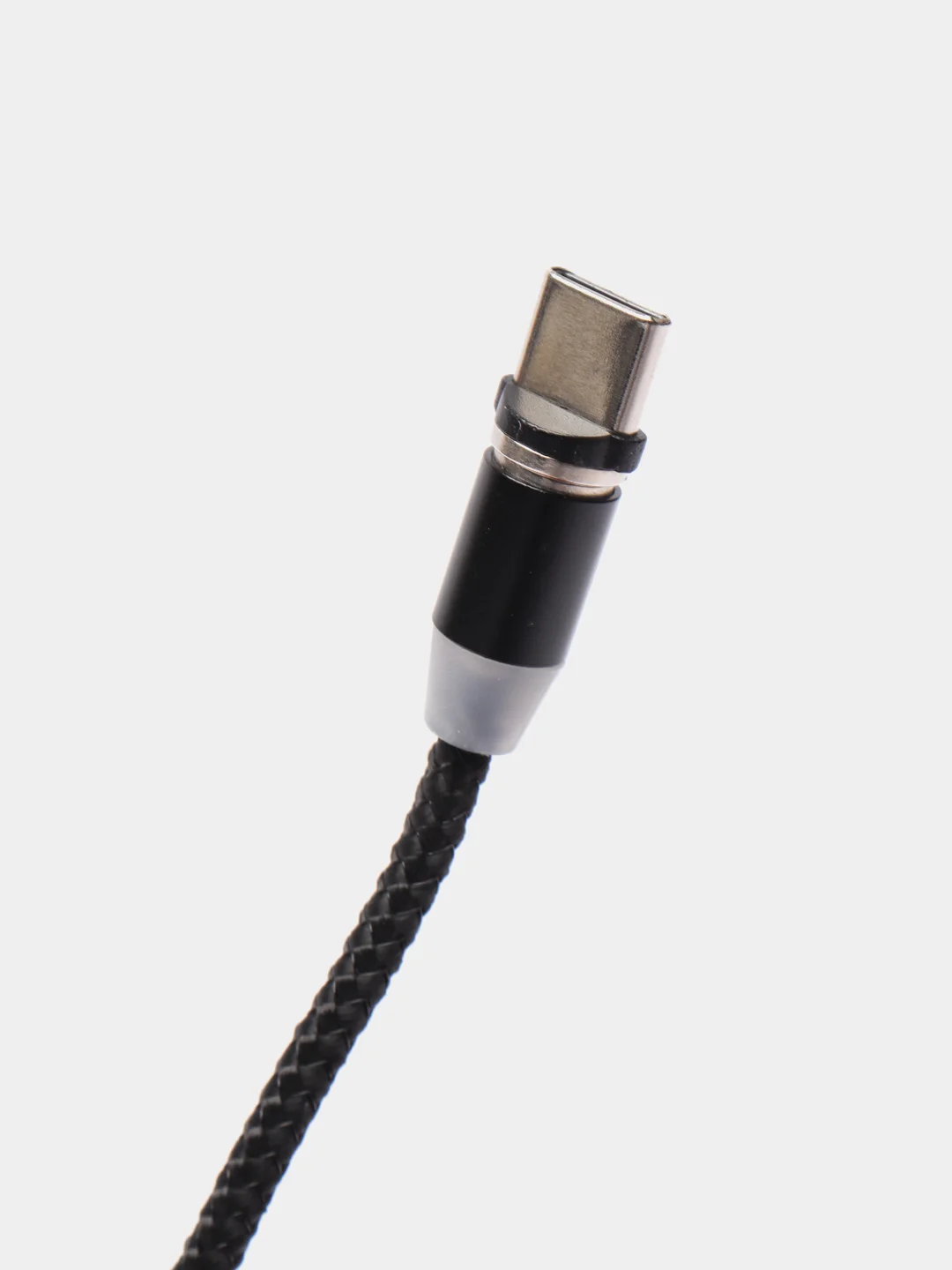 Черный магнитный кабель для зарядки Type-C, Lightning (Apple), Micro USB