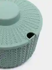 Бирюзовый сахарница ВЯЗАНИЕ 0,45л IDEA