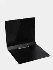 Папка на 2 кольцах BRAUBERG "Contract" черная