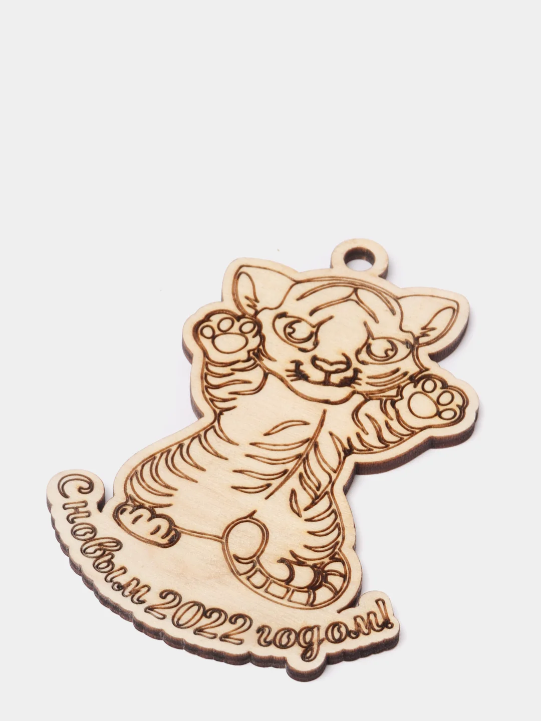 Красный елочные игрушки из фанеры