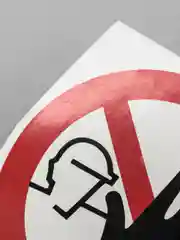 Красный наклейка "Запрещающие знаки"