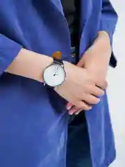 Черный часы женские наручные кварцевые, круглые