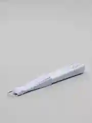 Белый веер ручной, складной, 23 см