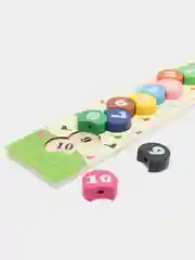 Шнуровка бусины, бусы деревянные, развивающая игрушка